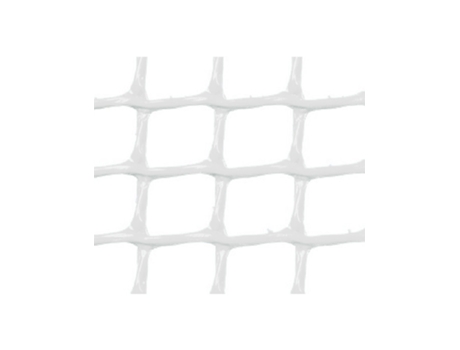MALLA PLASTICA CUADRADA 1x1 cm BLANCA 1x25 m