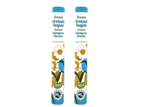 Incienso vegetal Lemongrass y Benzoin 60 barritas de 30 min AROMANDISE