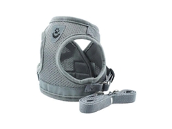 Correas Reflectantes Ajustables Para Perros Y Gatos Confortables Y Lavables Talla M Gris
