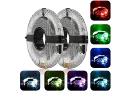 Luz de cubo para ciclismo, 3 modos, recargable por USB, IPX8, color negro, Yizhood