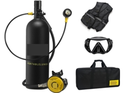 Minibotella De Buceo, Tubo De Respiración, Tanque De Oxígeno Para Buceo Subacuático