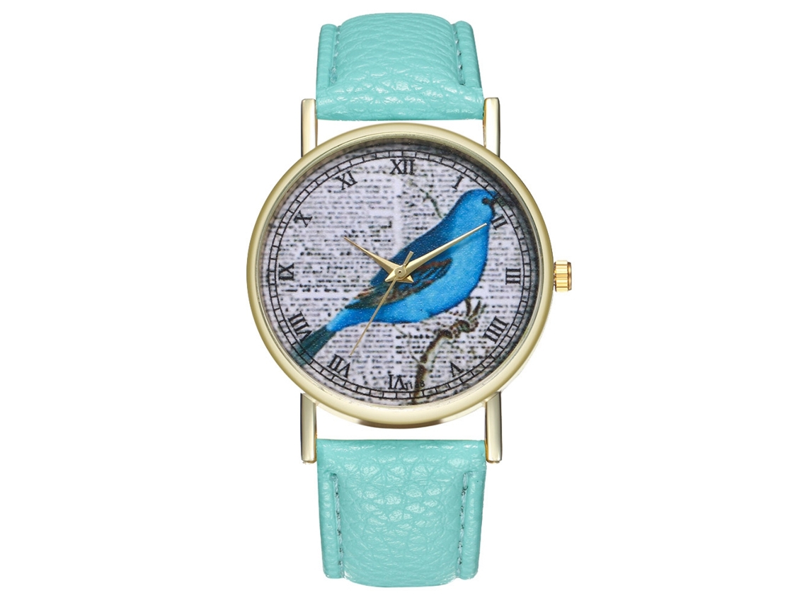 Reloj De Pulsera Analógico De Aleación Cuero Moda Ocio Regalo T138-a Mentha