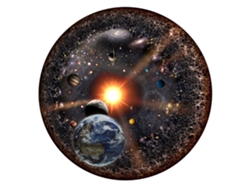 Dan26-puzzle Rompecabezas Redondo 1000 Piezas Universo Sistema Solar Planetas Sol Tierra Juego Niños Adultos