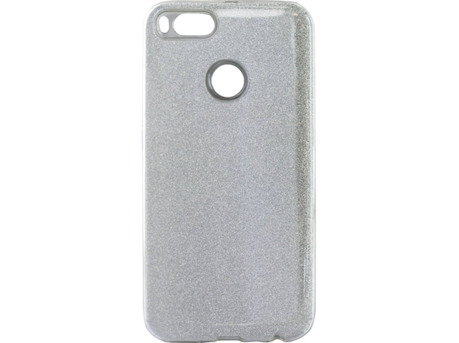 Carcasa Xiaomi Mi A1 MUVIT LIFE Glow Plateado