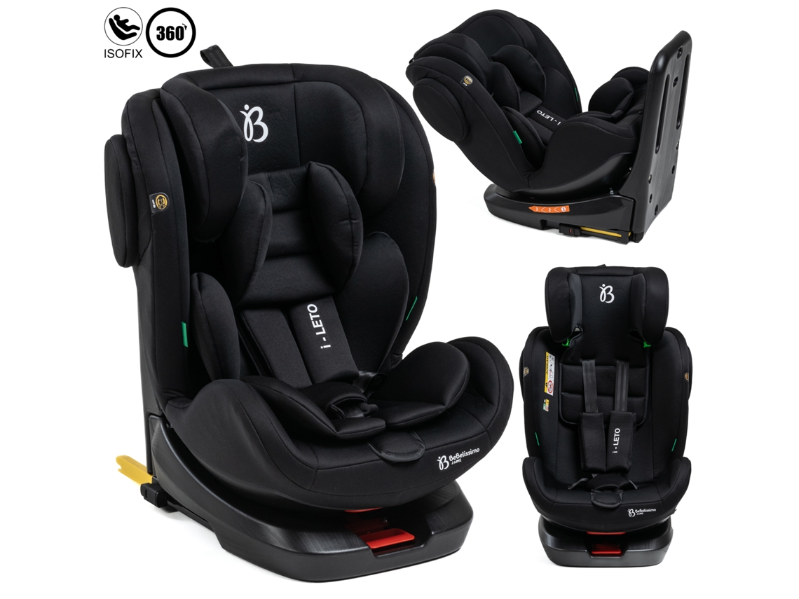 Silla de coche para bebé con Isofix giratoria 360° (grupo 0+/1/2/3) - Bebelissimo I-leto - 40-150 cm