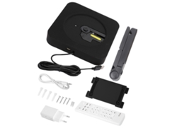 Reproductor De Cd Bluetooth De Pared Con Altavoz Y Mando A Distancia (negro)