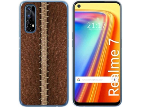 Carcasa Realme 7 TUMUNDOSMARTPHONE Cuero 01 Multicolor