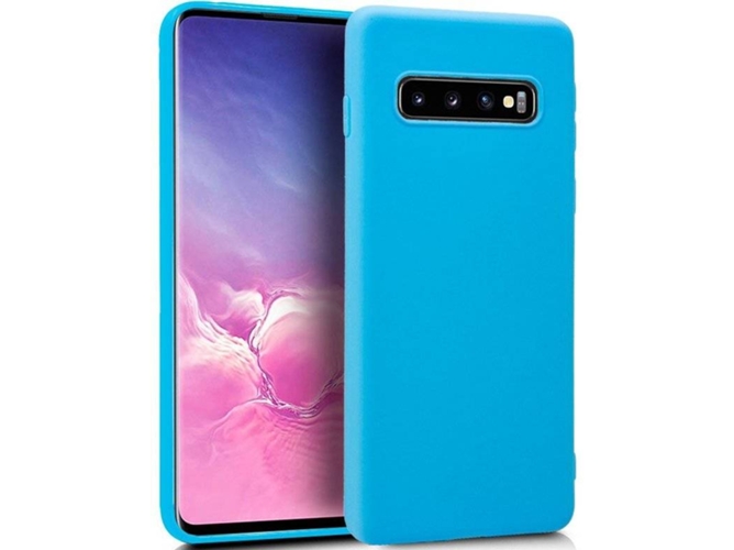 Carcasa Samsung Galaxy S10 COOL Silicona Azul