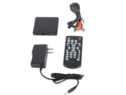 Reprodutor De Mídia Mini Box Full Hd 1080p Suporta Usb Mmc Rmvb Mp3 Avi Mkv