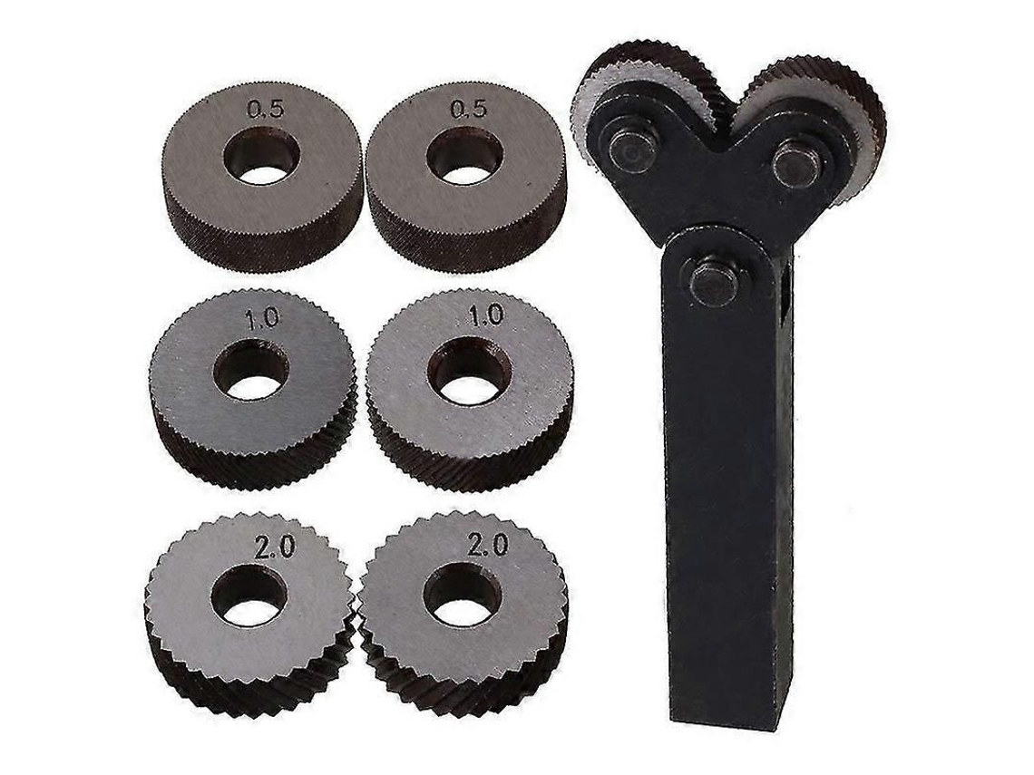 Juego De 7 Herramientas Para Roscar Con Ruedas Dobles, De Acero, 0,5 Mm, 1 Mm, 2 Mm Para Grifos.