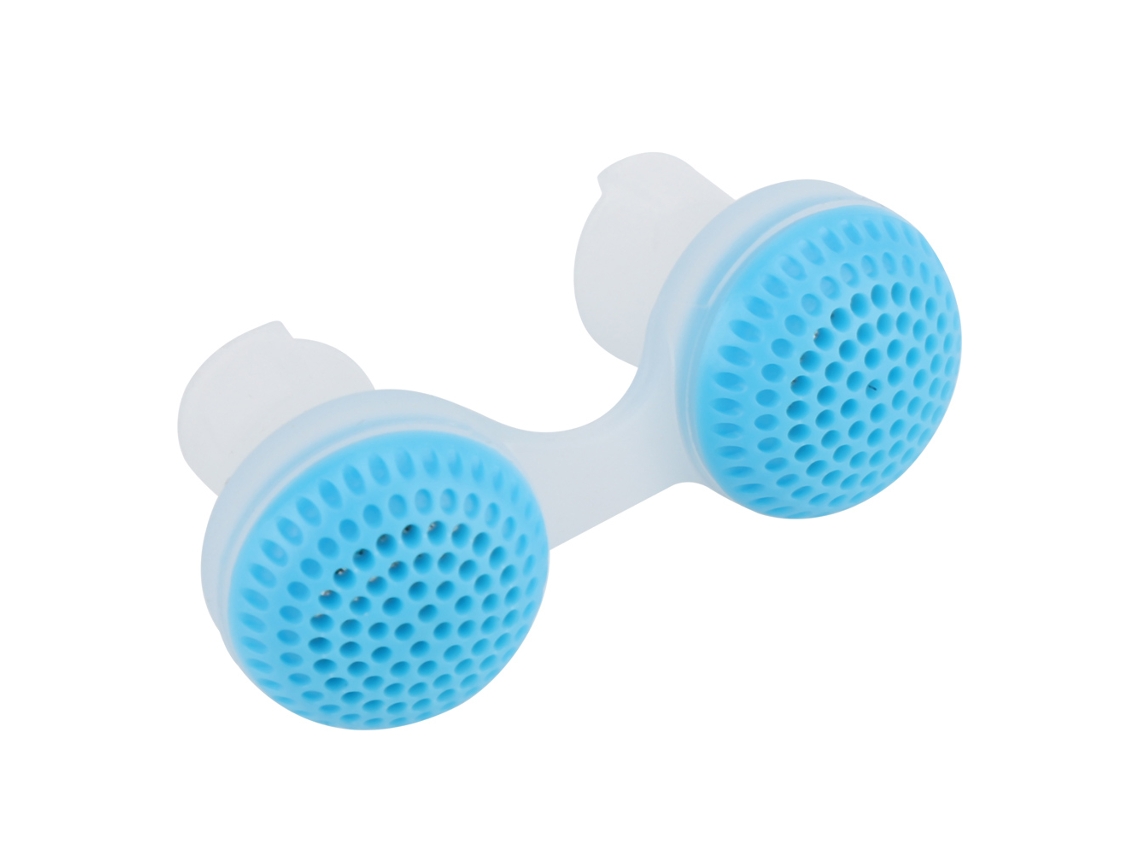 MEOIRUERY Dilatadores nasales antirronquidos azules. Silicona suave que mejora el flujo nasal con malla filtrante PM2.5 para una filtración eficaz, mejora la re