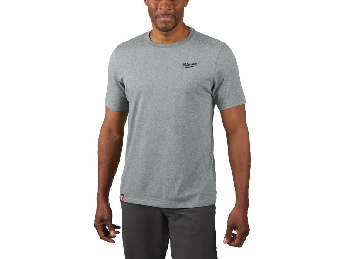 Camiseta de manga corta gris Htssgr S Milwaukee