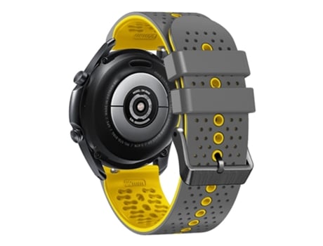 Correa de Silicona 22mm bicolor para Xiaomi Watch S1/S1 Pro/Huami Amazfit GTR 4 Pro - gris/amarillo