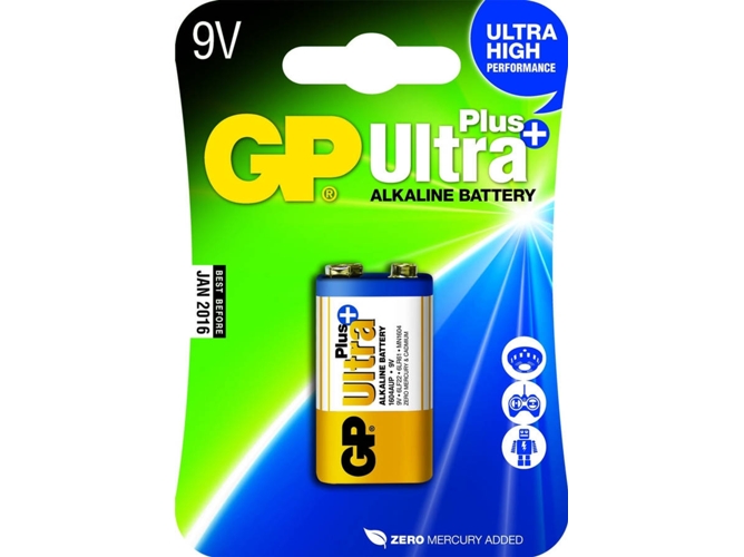 Pilas recargable GP BATTERIES 9V
