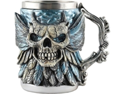 Jarra De Cerveza - Diseño De Calavera - Envases Reutilizables - 500 Ml - Decoración Para Estudio, Ho