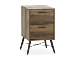 Mesita de Noche Clavel 2 cajones Color Rustic