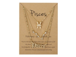 Conjunto De 3 Collares Con Signos Del Zodiaco, Capas, 12 Constelaciones, Bisutería Para Mujer.