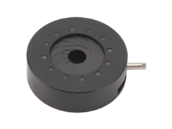 Diafragma De Iris Ajustable Manual De Aluminio 0.5‑15mm 12 Hojas Para Cámara Y Microscopio Óptico