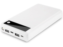 Batería Externa Portátil Usb-c De 22,5 W Con Carga Rápida Y Pantalla Led Para Múltiples Dispositivos Y Smartphones.