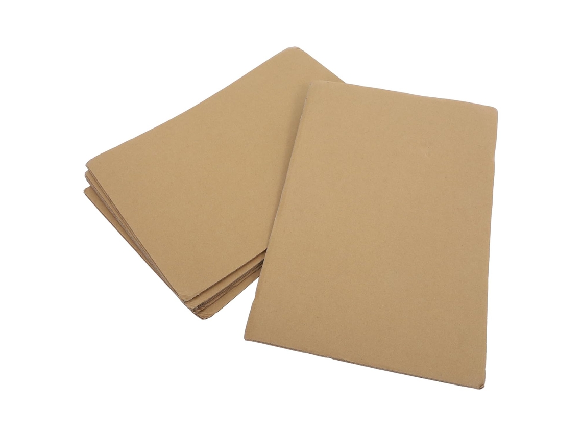 Cartón Corrugado Ondulado 3 Capas B, Tamaño A3 30x42 Cm, Grosor 2.5 Mm, Pack 10 Hojas Para Embalaje, Envío Y