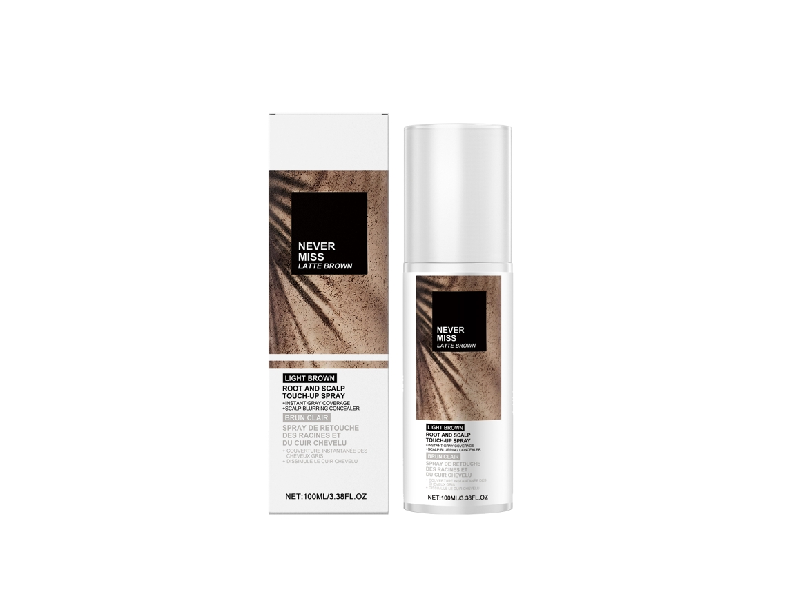 Spray matizador para cabello castaño claro