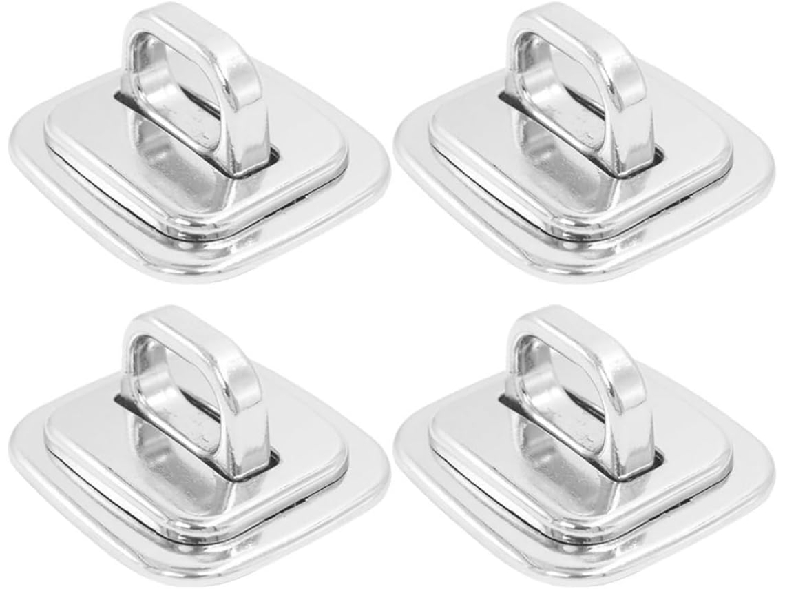 Juego De 4 Placas De Anclaje Seguras Para Portátiles, Montaje Estable.