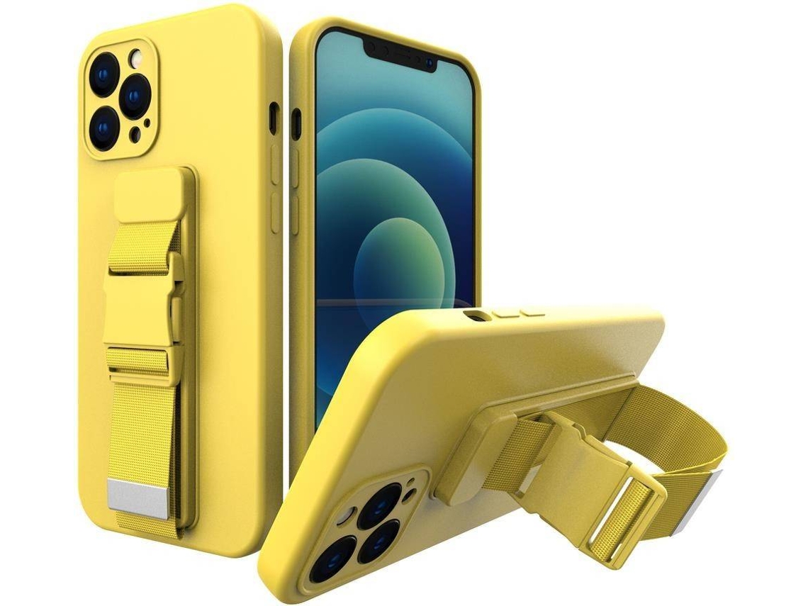 Funda Apple iPhone 12 Pro LANYARD Lisa (Amarillo)