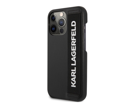Funda Elástica para iPhone 13 Pro KARL LAGERFELD Piel Negro