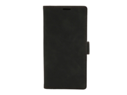 Capa Flip Para S23 Ultra De Couro Pu Com Porta-cartões E Fecho Magnético Proteção Anti-arranhões Preto