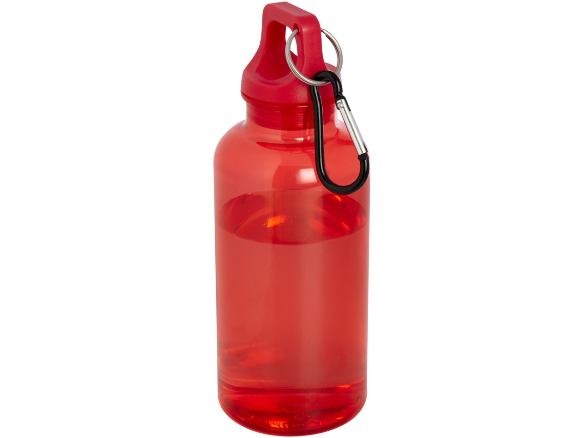 Bidón De 400 Ml De Plástico Reciclado Con Mosquetón Y Certificación Rcs "oregon"
