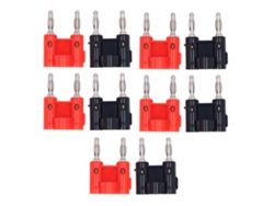 Juego De 5 Enchufes Para Linterna Doble Con Conector Banana Sin Soldadura De Latón Pe Para Equipos Electrónicos De Rv