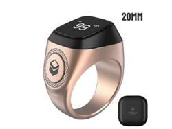 Contador inteligente de Tasbih Ryra Iqibla para musulmanes, anillo de metal Zikr digital Ly Ebike