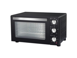 MELCHIONI Horno eléctrico Devil 23 L 1200 W con 3 modos de cocción Horno eléctrico ventilado con temporizador de 60 minutos doble