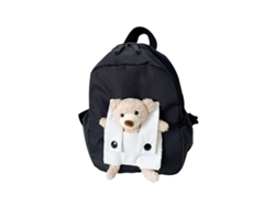 Mochila de Estudante DIGITALLAB Para Niños, Linda Caricatura, Fácil De Llevar, Peso Ligero (Negro)
