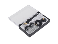 Mini kit de aerógrafo portátil sem fio para unhas, pintura de modelos e decoração de bolos, ação simples, 0,8 mm