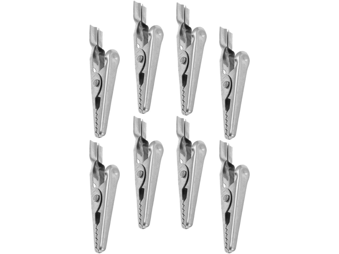 Juego De Pinzas Cocodrilo Alipis Acero Clips Clip Está