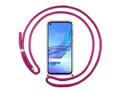 Carcasa Oppo A53 / A53s TUMUNDOSMARTPHONE Colgante Rosa