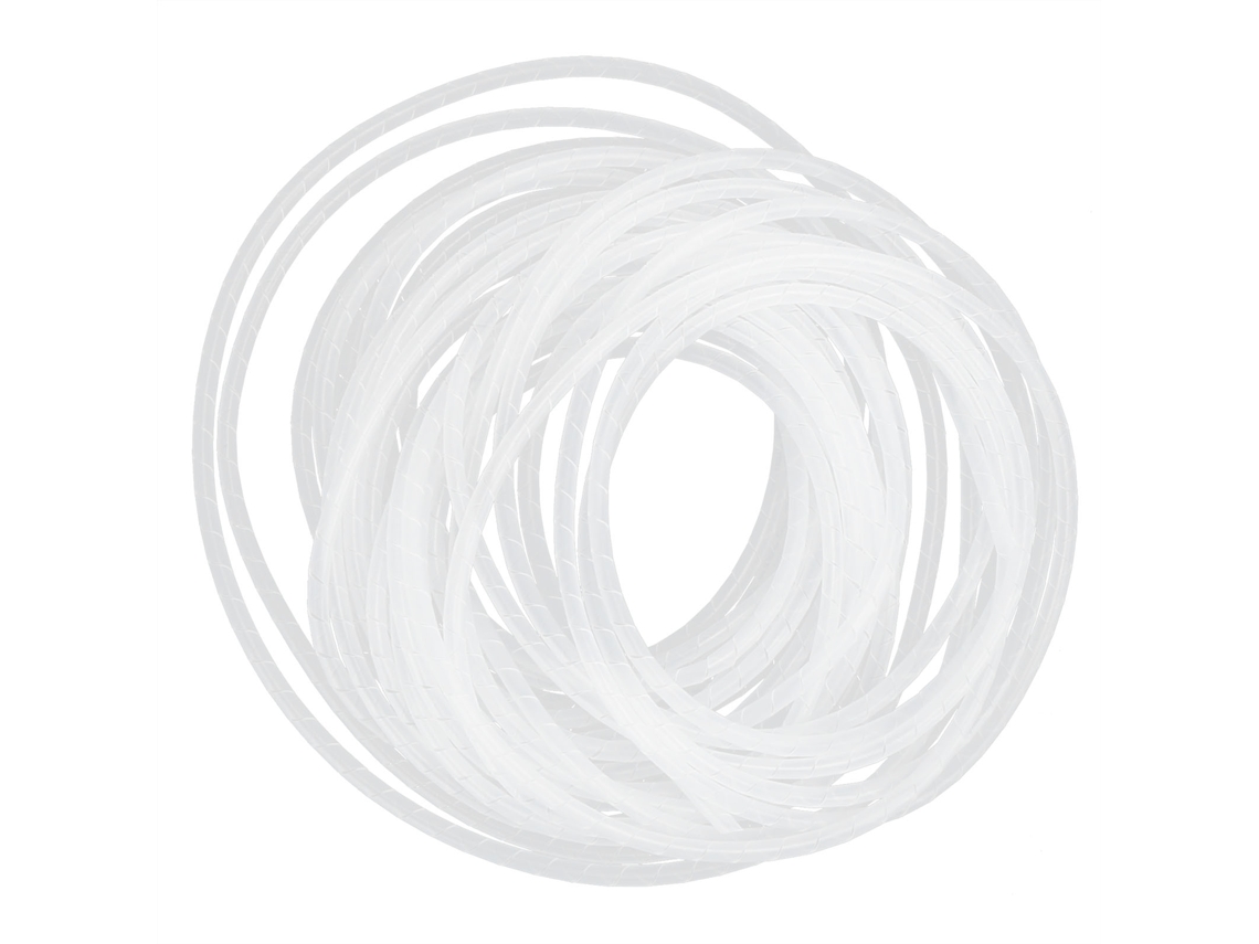 2026-as-manguito Espiral Para Cable Flexible Organizador De Cables Y Conductos Blanco Φ4‑20metros