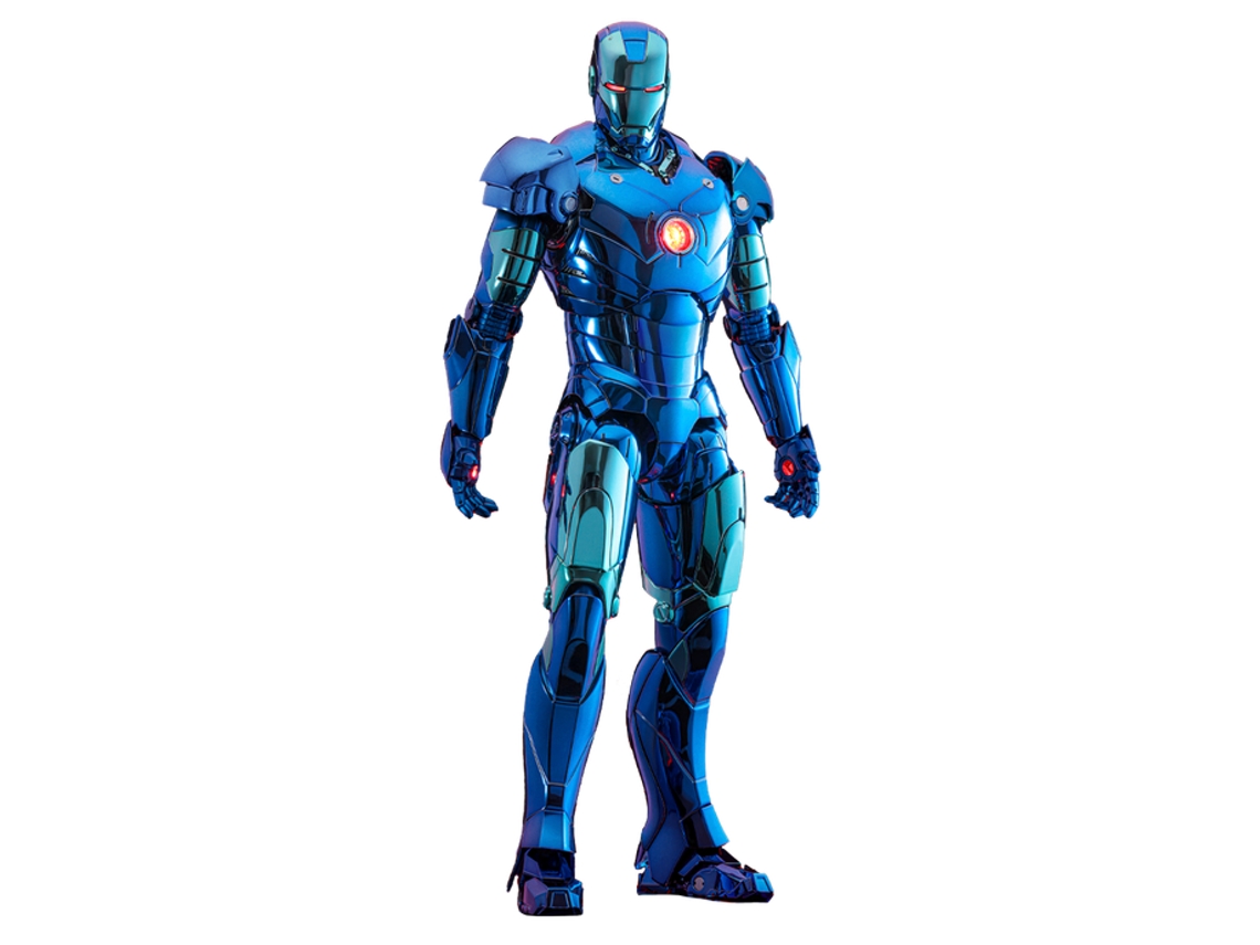 Figura Hot Toys Mms814 Marvel Comics Iron Man Iron Man Mark Iii Versión Modo Sigilo