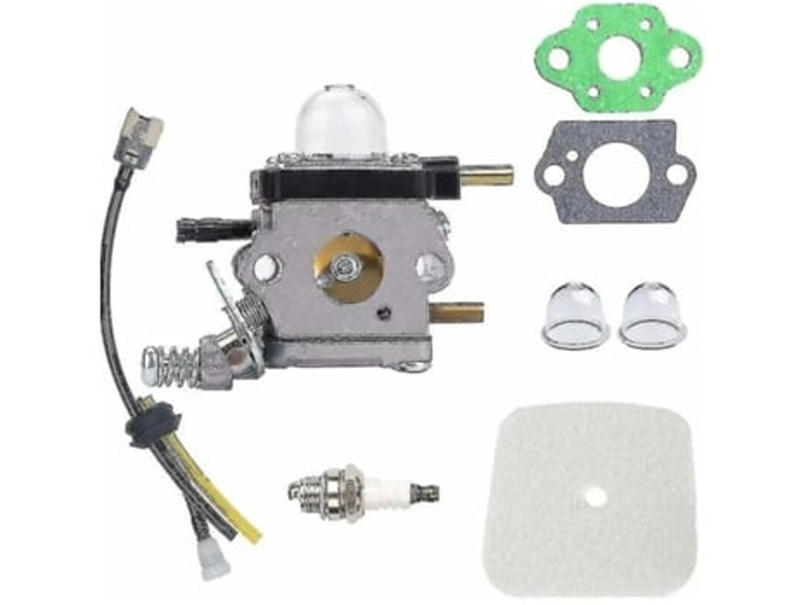 Kit de repuesto de carburador Mantis Tiller Parts C1u K54a con filtro de aire para Mantis de 2 tiempos 7222, 7222e, 7222m, 7225, 7230 y 7234 Panoona