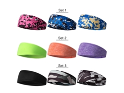 3 Diademas Para Deportes, Correr, Baloncesto, Tenis, Senderismo, Absorbentes Del Sudor, Unisex