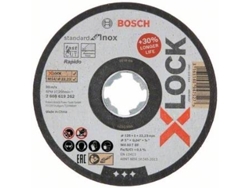 Corte en Línea Recta BOSCH X-Lock Steard para Inox 125X1X22,23 mm