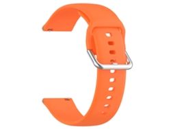 Pulsera de silicona universal para Amazfit Bip3/Amazfit Bip3 Pro (20 mm), color naranja