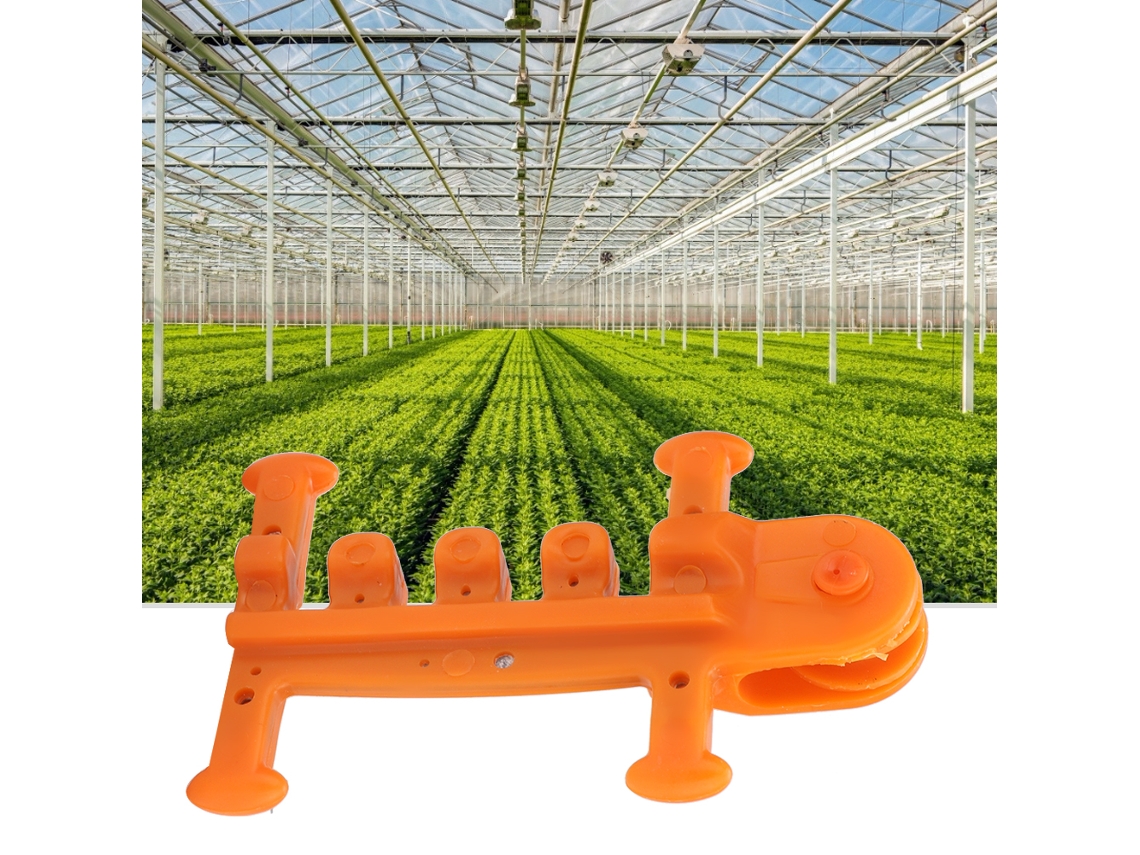 Kit de herramientas para la fijación de invernaderos antivuelco (naranja)
