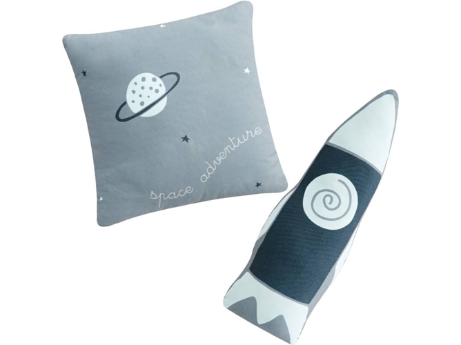 Set de 2 Cojines PEKEBABY Space Adventure