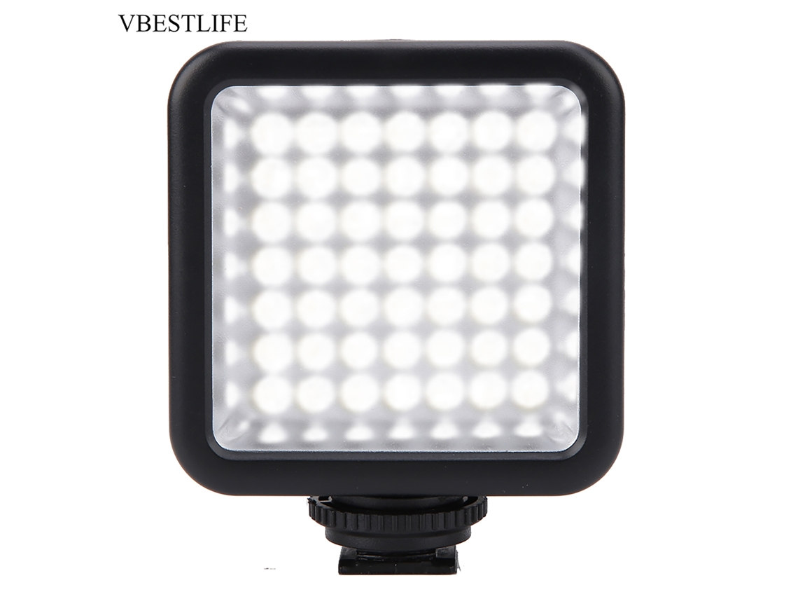 Luz Led Portátil Mini Vbestlife W49 Regulable Panel De Luz De Video Para Cámara