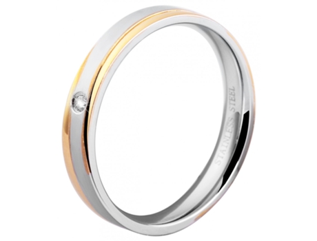 AKZENT Anillo Mujer em Acero Inoxidable – Tam.50 – 0049