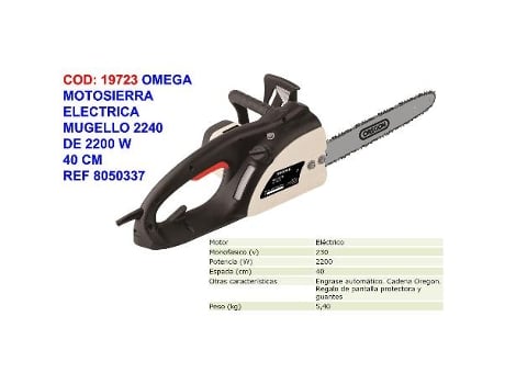Omega motosierra electrica mugello 2240 2200wx40cm 8050337
