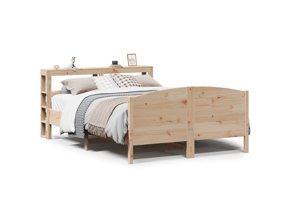 Maison Exclusive - Estructura De Cama Sin Colchón Madera Maciza De Pino 120x190 Cm