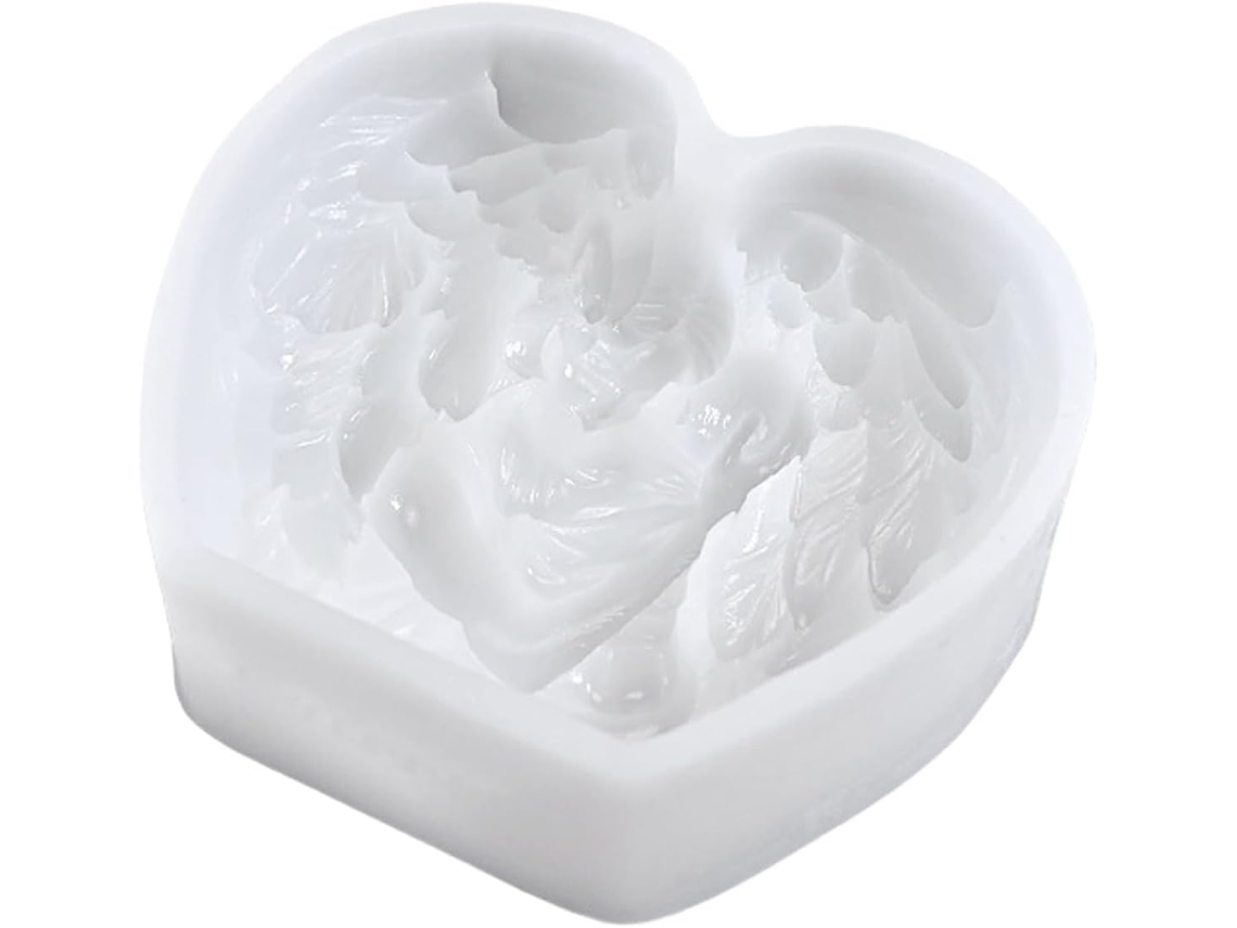 Molde De Silicona Para El Día De La Madre, Con Forma De Corazón/ala De Mariposa, Resina Epoxi, Jabón.